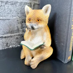 Resin Reading Fox & Bear Animal Bookends -Home Decoration IMG 2877.JPEG edited208