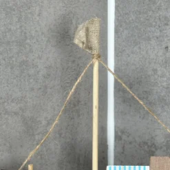 Wooden Brown Boat Houses Ornament -Home Decoration IMG 3864