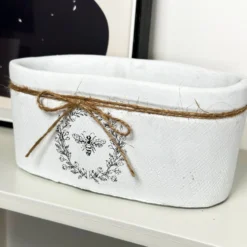 Cement White Bee Trough -Home Decoration IMG 4074