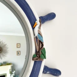 Wooden Ships Wheel Wall Mirror 60cm 8 Wooden Ships Wheel Wall Mirror 60cm -Home Decoration IMG 5195.JPEG edited62