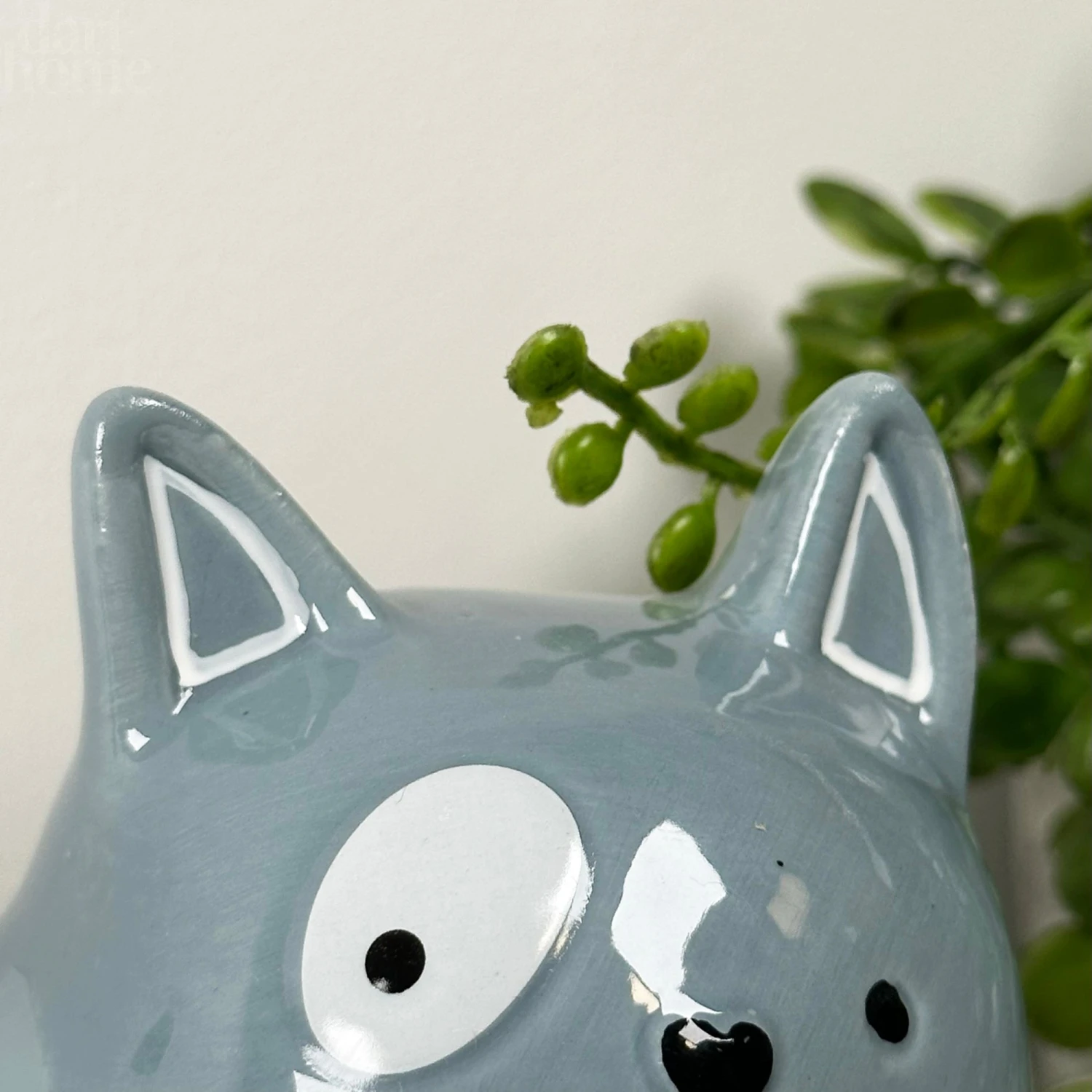 Ceramic Blue Cat Money Box 5 Ceramic Blue Cat Money Box - Image 5