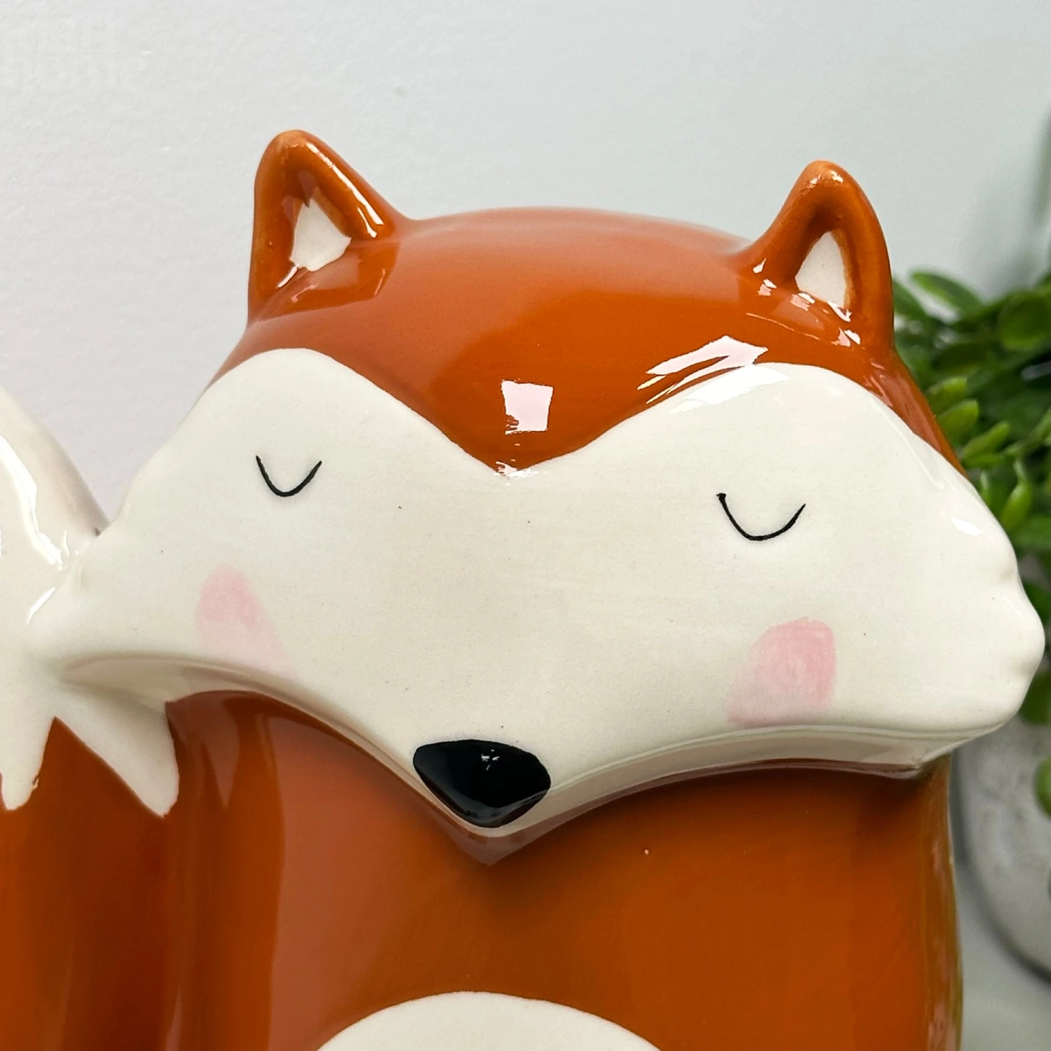 Ceramic Fox Money Box 2 Ceramic Fox Money Box - Image 2