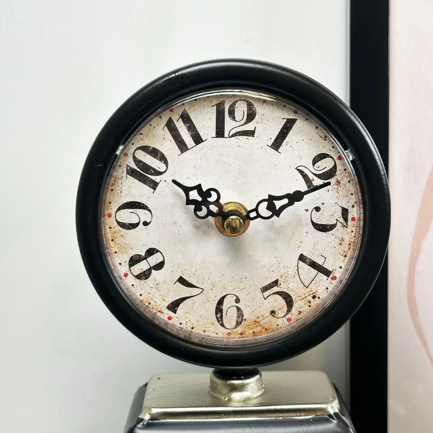 Black Petrol Pump Table Clock 2 Black Petrol Pump Table Clock - Image 2