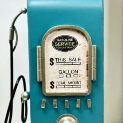 Blue Petrol Pump Table Clock -Home Decoration IMG 5715 JPEG