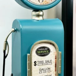 Blue Petrol Pump Table Clock -Home Decoration IMG 5718 JPEG