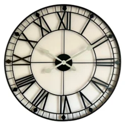 Black Metal Skeleton 75cm Wall Clock -Home Decoration IMG 5900.JPEGcopy