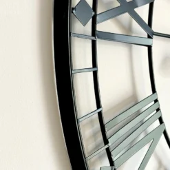 Black Metal Skeleton 75cm Wall Clock -Home Decoration IMG 5915 JPEG