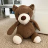 Dark Brown Teddy Bear Doorstop 25cm