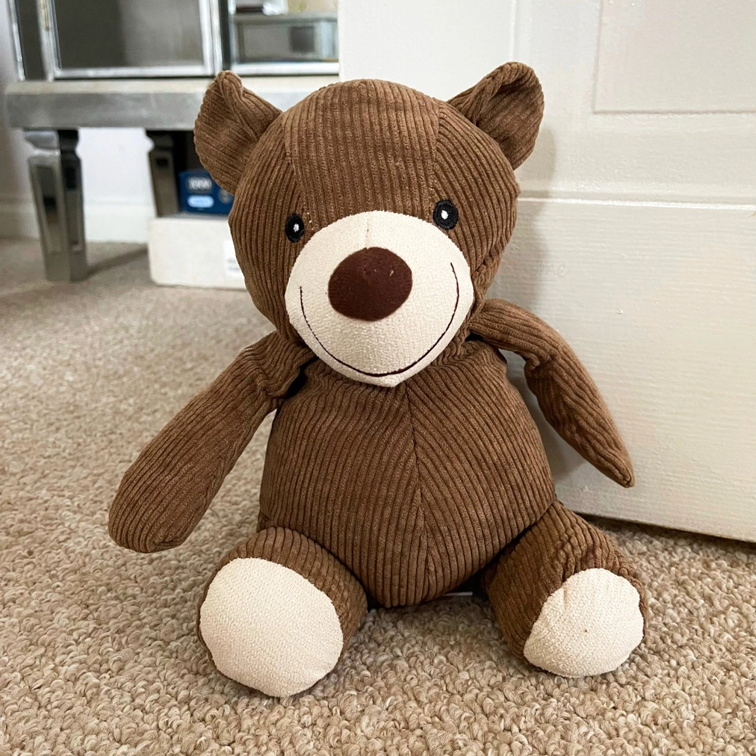 Dark Brown Teddy Bear Doorstop 25cm 1 Dark Brown Teddy Bear Doorstop 25cm