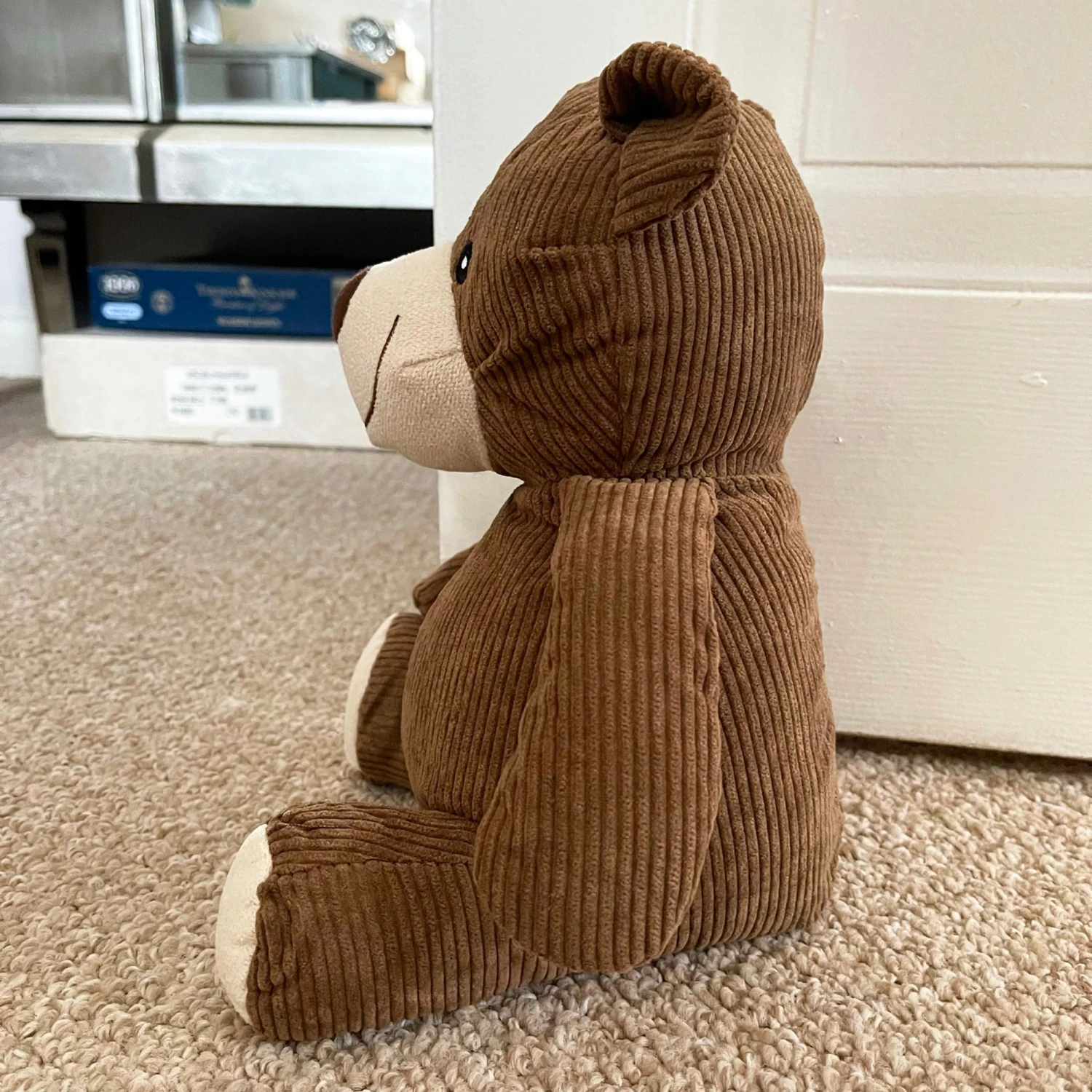 Dark Brown Teddy Bear Doorstop 25cm 4 Dark Brown Teddy Bear Doorstop 25cm - Image 4