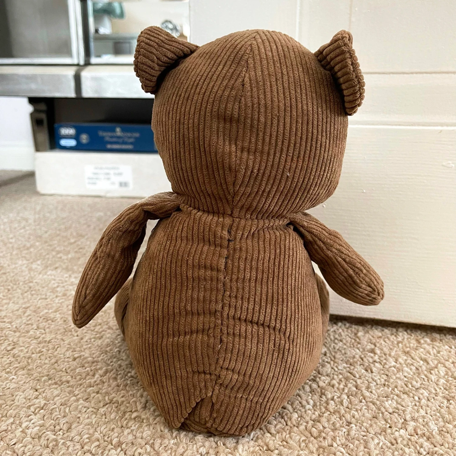 Dark Brown Teddy Bear Doorstop 25cm 5 Dark Brown Teddy Bear Doorstop 25cm - Image 5