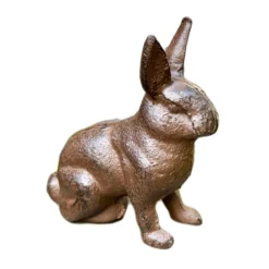 Cast Iron Rabbit Figurine 7 Cast Iron Rabbit Figurine -Home Decoration IMG 6362.JPEGcopy