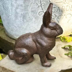 Cast Iron Rabbit Figurine 6 Cast Iron Rabbit Figurine -Home Decoration IMG 6364 JPEG