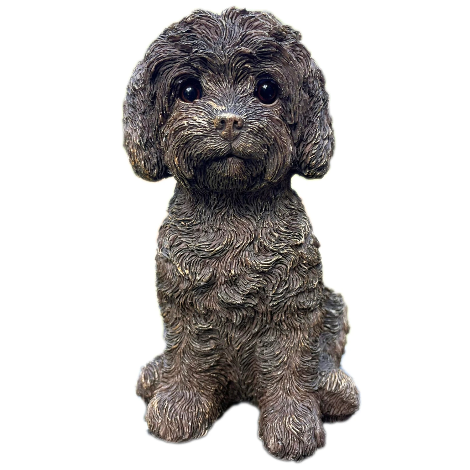 Resin Gold Labradoodle Dog Ornament 6 Resin Gold Labradoodle Dog Ornament - Image 6