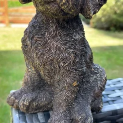 Gold Cockapoo Dog Figure -Home Decoration IMG 6779.JPEG edited66