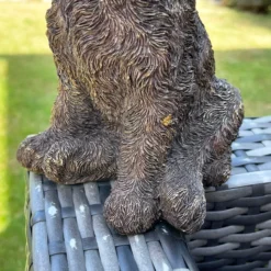 Gold Cockapoo Dog Figure -Home Decoration IMG 6780.JPEG edited67