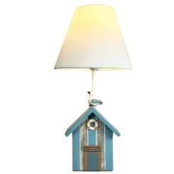 Blue Beach Hut Lamp -Home Decoration IMG 8696.JPEGcopy