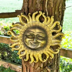 Gold Jolly Sun Wall Plaque 7 Gold Jolly Sun Wall Plaque -Home Decoration IMG 8931 JPEG