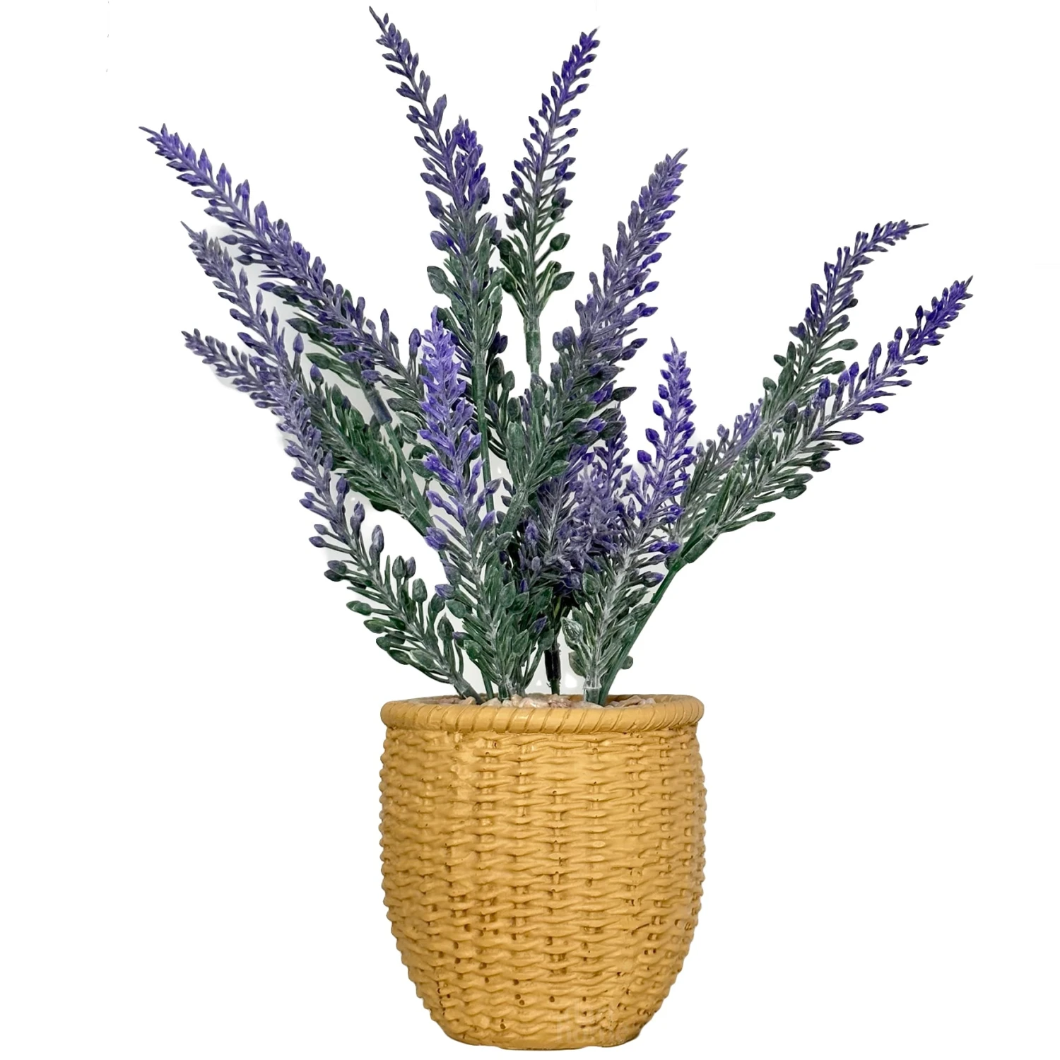 Artificial Lavender Plant In Resin Pot 5 Artificial Lavender Plant In Resin Pot - Image 5
