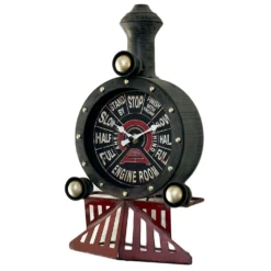 Industrial Black Train Wall Clock -Home Decoration IMG 9209.JPEGcopy