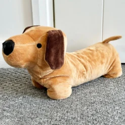 Light Brown Sausage Dog Doorstop