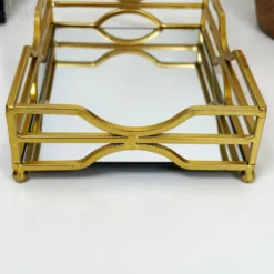 Gold Rectangle Mirror Tray -Home Decoration IMG 9508 JPEG