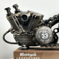 Silver Motorcycle Engine Clock 10 Silver Motorcycle Engine Clock -Home Decoration IMG 9592 JPEG