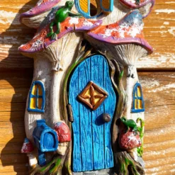Resin Fairy Door Ornament 17cm -Home Decoration IMG E0018 editedN