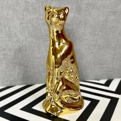 Gold Spotted Leopard Figurine -Home Decoration IMG E0030 edited14