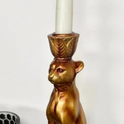 Gold Leopard Candlestick Holder 9 Gold Leopard Candlestick Holder -Home Decoration IMG E0054 editedAJ