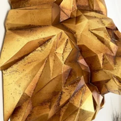Geometric Gold Lions Wall Head -Home Decoration IMG E0178 editedBJ