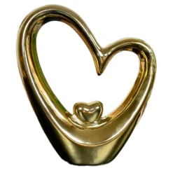 Gold Love Heart Ornament -Home Decoration IMG E0211 editedFcopy