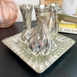 5 Piece Mercury Ensemble Vase Set