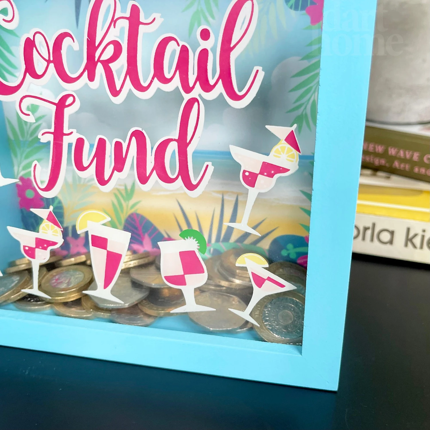 Square Cocktail Fund Money Box 3 Square Cocktail Fund Money Box - Image 3