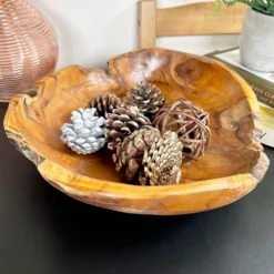 Teak Root Wood Decorative Bowl 30cm -Home Decoration IMG E0309 editedCJ