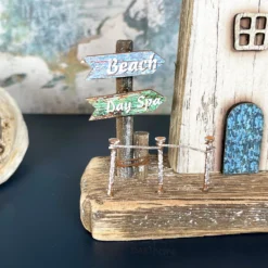 Rustic Wooden Coastal Lighthouse Ornament -Home Decoration IMG E0316 edited12