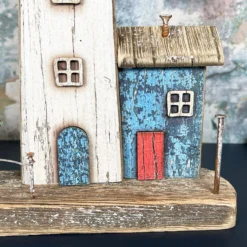Rustic Wooden Coastal Lighthouse Ornament -Home Decoration IMG E0317 edited13