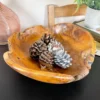 Teak Root Wood Decorative Bowl 30cm