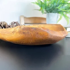 Teak Root Long Bowl 45cm -Home Decoration IMG E0346 editedDM