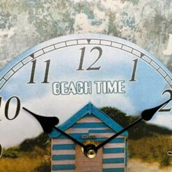 Beach Hut Round Wall Clock 20cm -Home Decoration IMG E0359 edited32