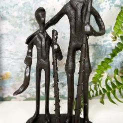 Cast Iron Fishing Father & Son Sculpture 8 Cast Iron Fishing Father & Son Sculpture -Home Decoration IMG E0386 edited49