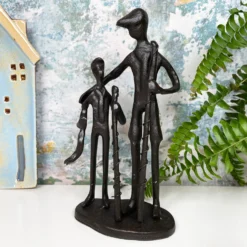 Cast Iron Fishing Father & Son Sculpture 10 Cast Iron Fishing Father & Son Sculpture -Home Decoration IMG E0388 edited51