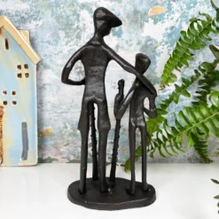 Cast Iron Fishing Father & Son Sculpture 11 Cast Iron Fishing Father & Son Sculpture -Home Decoration IMG E0389 edited52