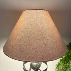 Metal Armillary Sphere Table Lamp With Natural Shade 6 Metal Armillary Sphere Table Lamp With Natural Shade -Home Decoration IMG E0425 edited68