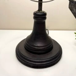 Metal Armillary Sphere Table Lamp With Natural Shade 7 Metal Armillary Sphere Table Lamp With Natural Shade -Home Decoration IMG E0426 edited69