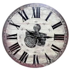 Round Picture Camera Wall Clock -Home Decoration IMG E0475 editedHPcopy