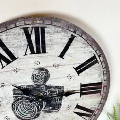 Round Picture Camera Wall Clock -Home Decoration IMG E0478 editedHS
