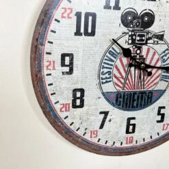 Round Movie Camera Wall Clock -Home Decoration IMG E0486 editedHZ