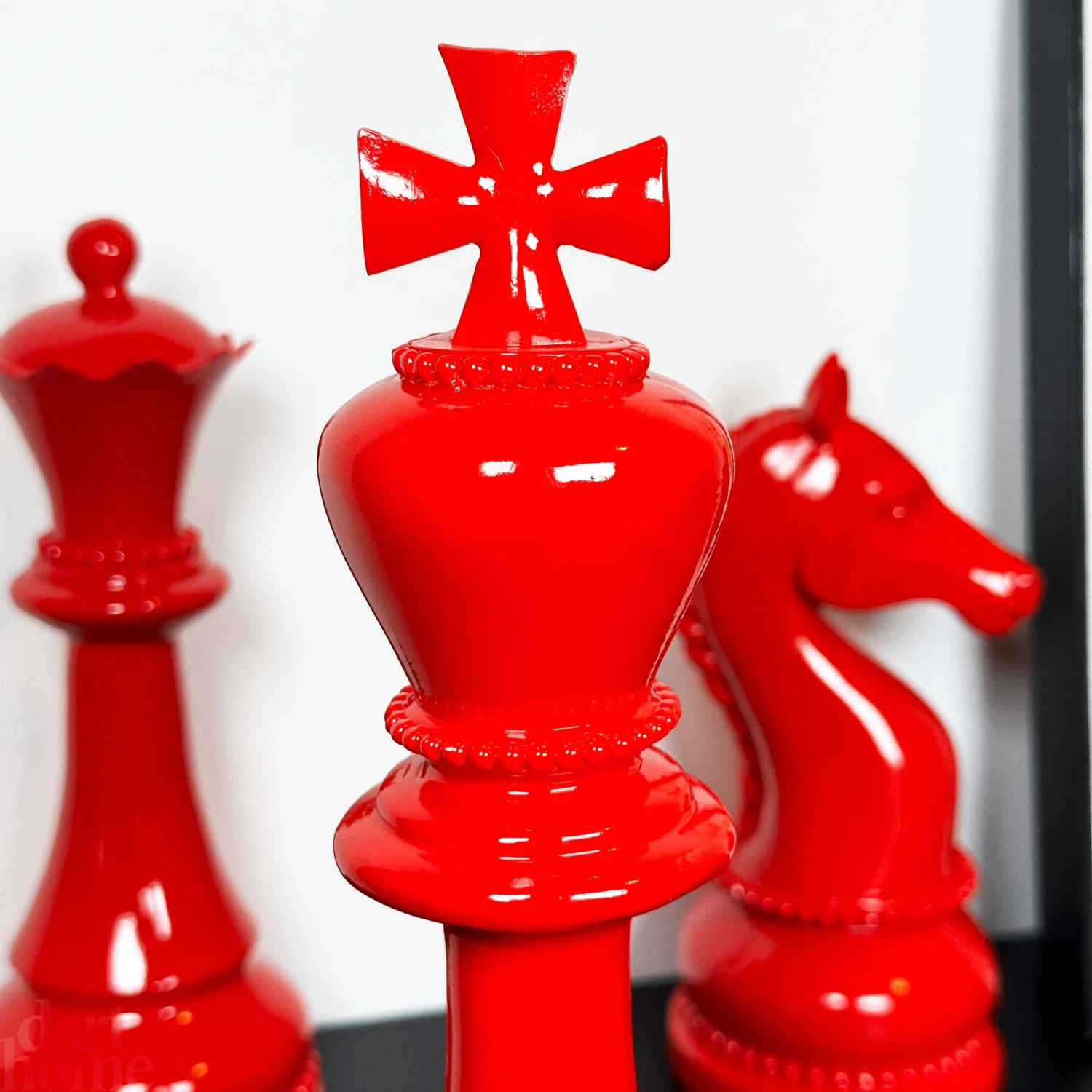 3pc Red Giant Chess Statues 11 3pc Red Giant Chess Statues - Image 11