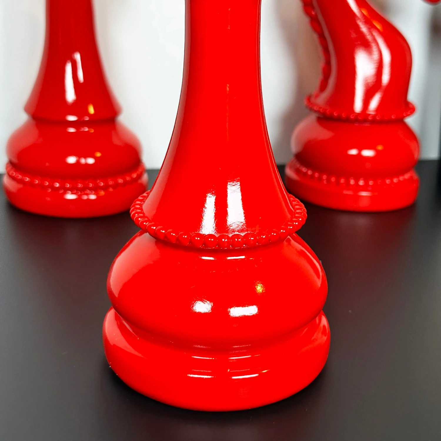 3pc Red Giant Chess Statues 12 3pc Red Giant Chess Statues - Image 12
